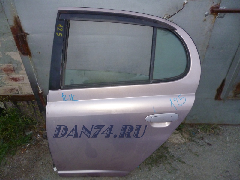 Дверь Toyota Yaris / Vitz (99-05) задняя левая б/у оригинал | Тойота Ярис / Витц | 6900 руб. | T-Y221