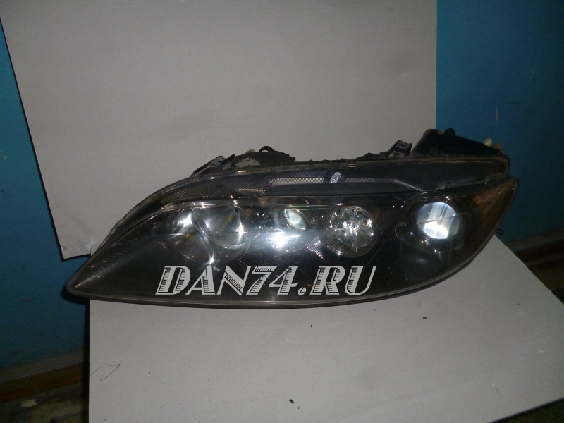 Фара Mazda 6 (02-06) левая передняя черная под ксенон б/у оригинал | Мазда | 3500 руб. | M-Y239